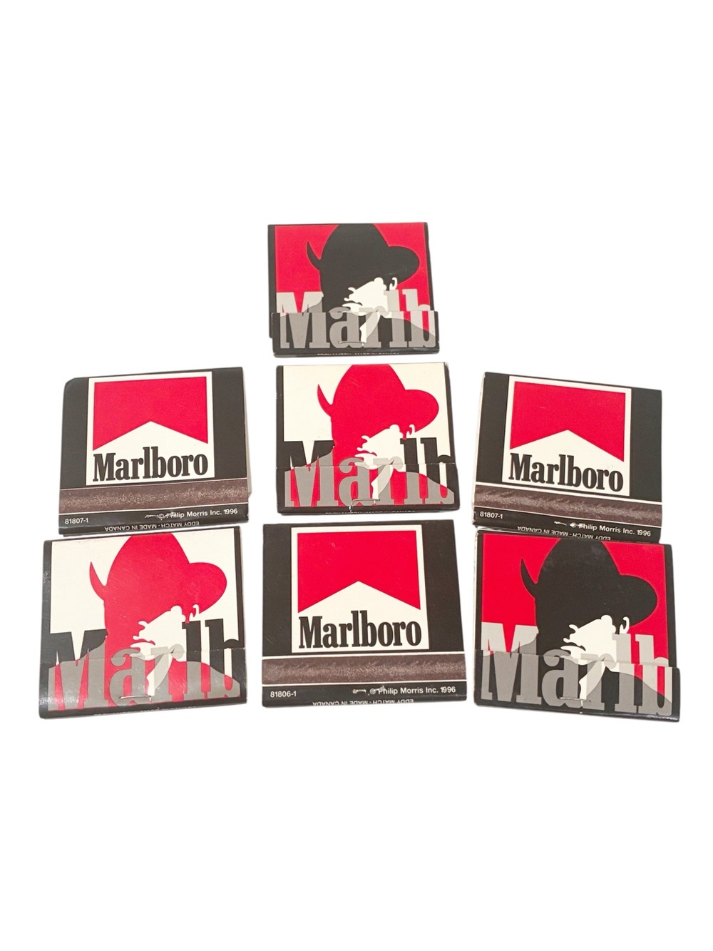 Vintage 1996 Marlboro Striking Matches Smoking Accessory Lot
